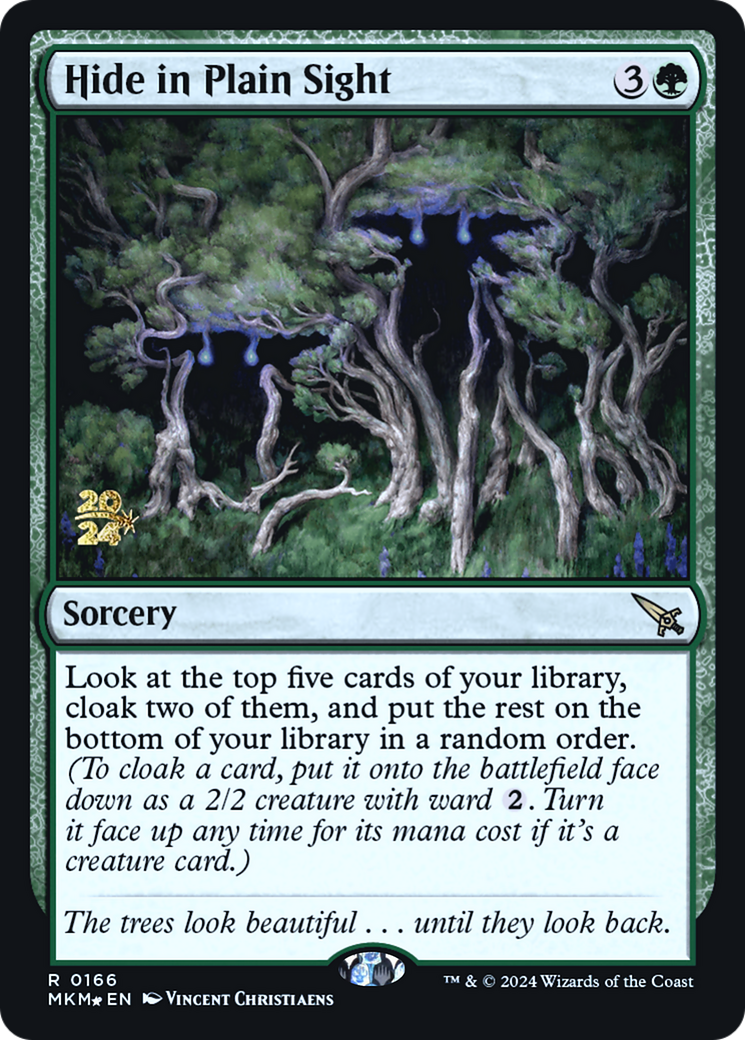 Hide in Plain Sight [Murders at Karlov Manor Prerelease Promos] - Destination Retro