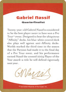 Gabriel Nassif Bio [World Championship Decks 2004] - Destination Retro
