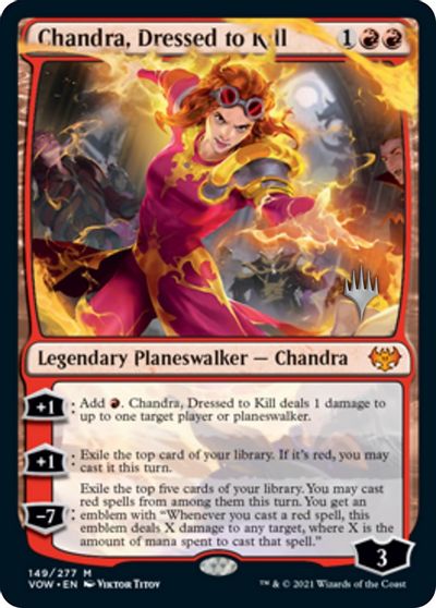 Chandra, Dressed to Kill (Promo Pack) [Innistrad: Crimson Vow Promos] - Destination Retro