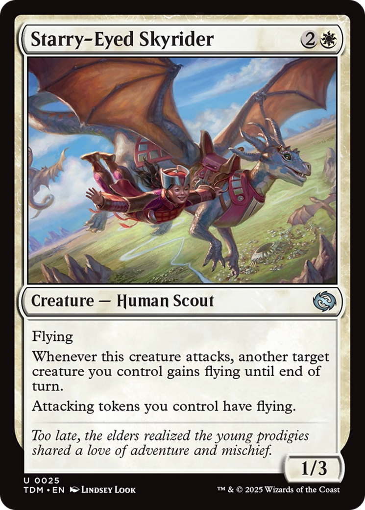 Starry-Eyed Skyrider [Tarkir: Dragonstorm] - Destination Retro