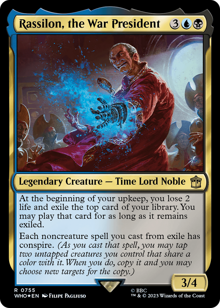 Rassilon, the War President (Surge Foil) [Doctor Who] - Destination Retro
