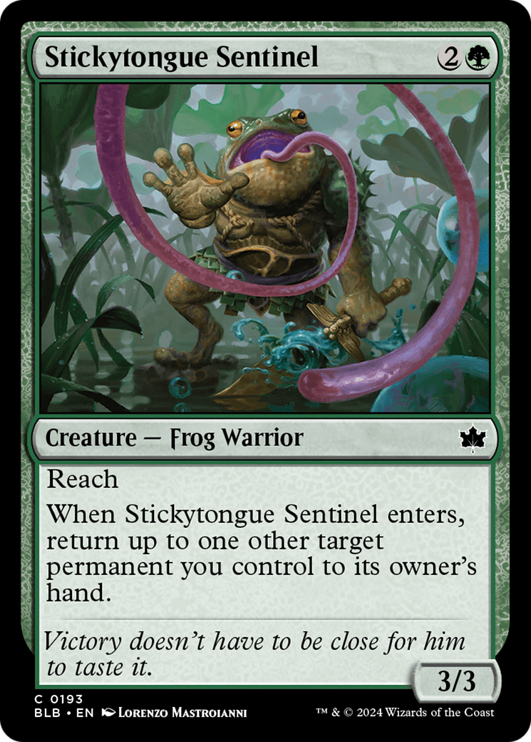 Stickytongue Sentinel [Bloomburrow] - Destination Retro
