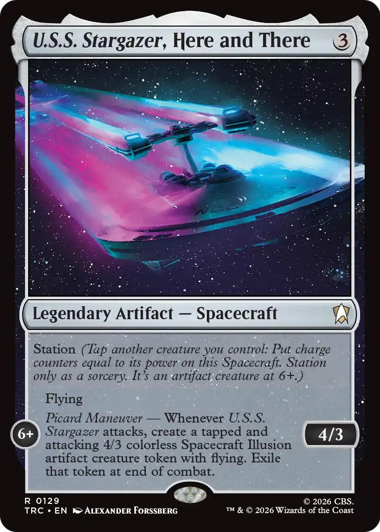 U.S.S. Stargazer, Here and There [Star Trek Commander] - Destination Retro