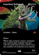 Craterhoof Behemoth (Borderless) [Tarkir: Dragonstorm] - Destination Retro