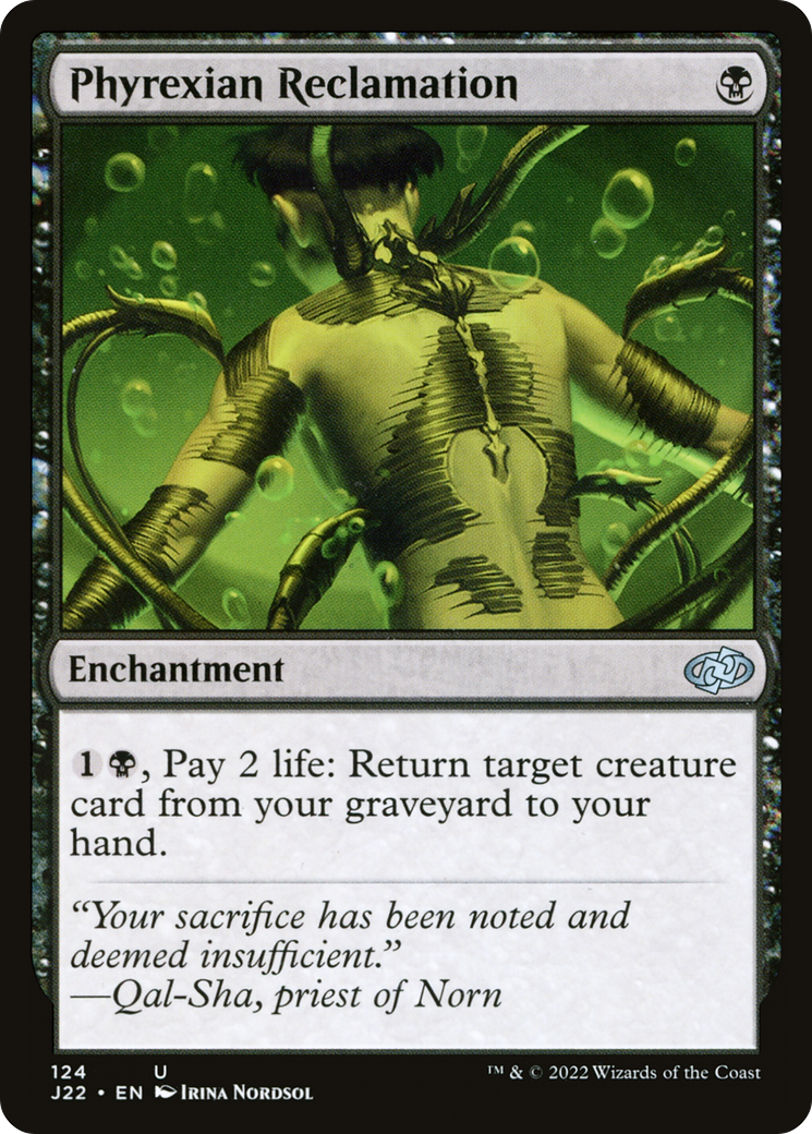 Phyrexian Reclamation [Jumpstart 2022] - Destination Retro