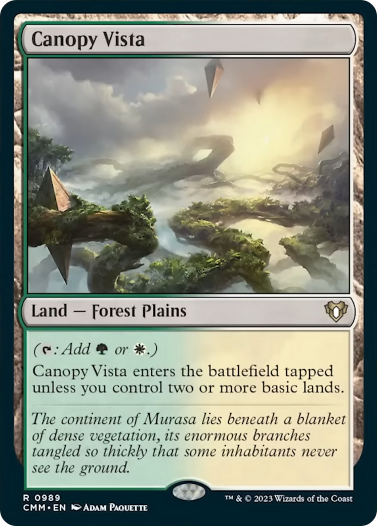 Canopy Vista [Commander Masters] - Destination Retro