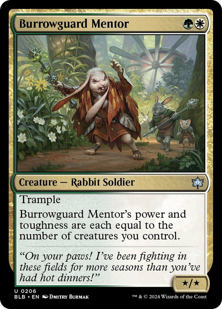 Burrowguard Mentor [Bloomburrow] - Destination Retro