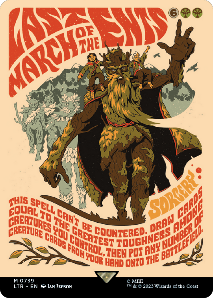 Last March of the Ents (Borderless Poster) [The Lord of the Rings: Tales of Middle-Earth] - Destination Retro