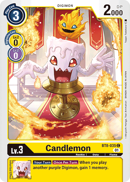 Candlemon [BT8-035] [New Awakening] - Destination Retro