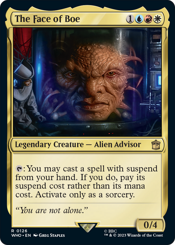 The Face of Boe [Doctor Who] - Destination Retro