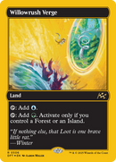 Willowrush Verge (First-Place Foil) [Aetherdrift] - Destination Retro