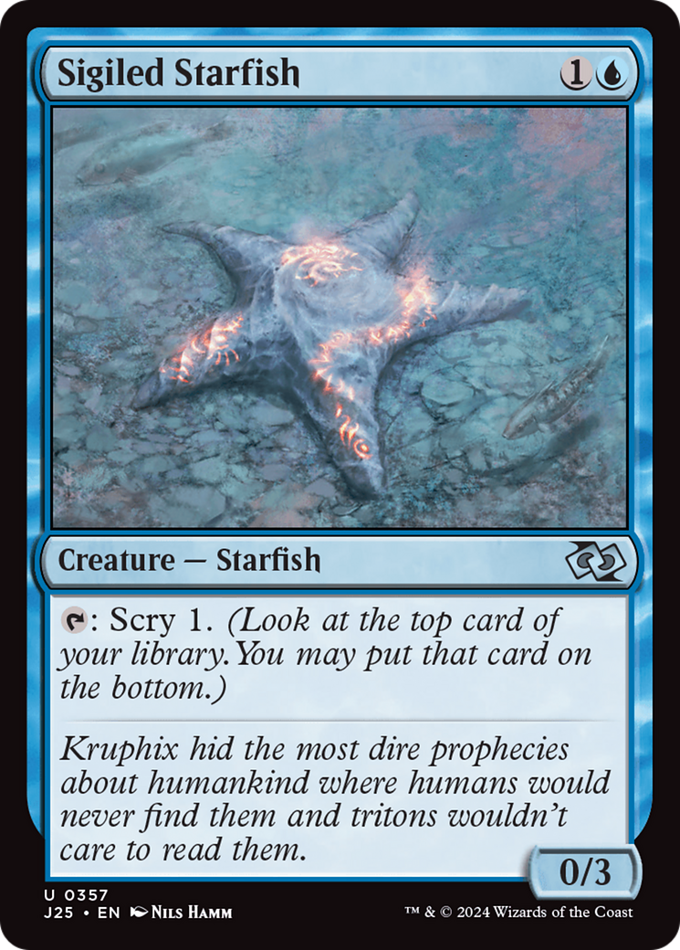 Sigiled Starfish [Foundations Jumpstart] - Destination Retro