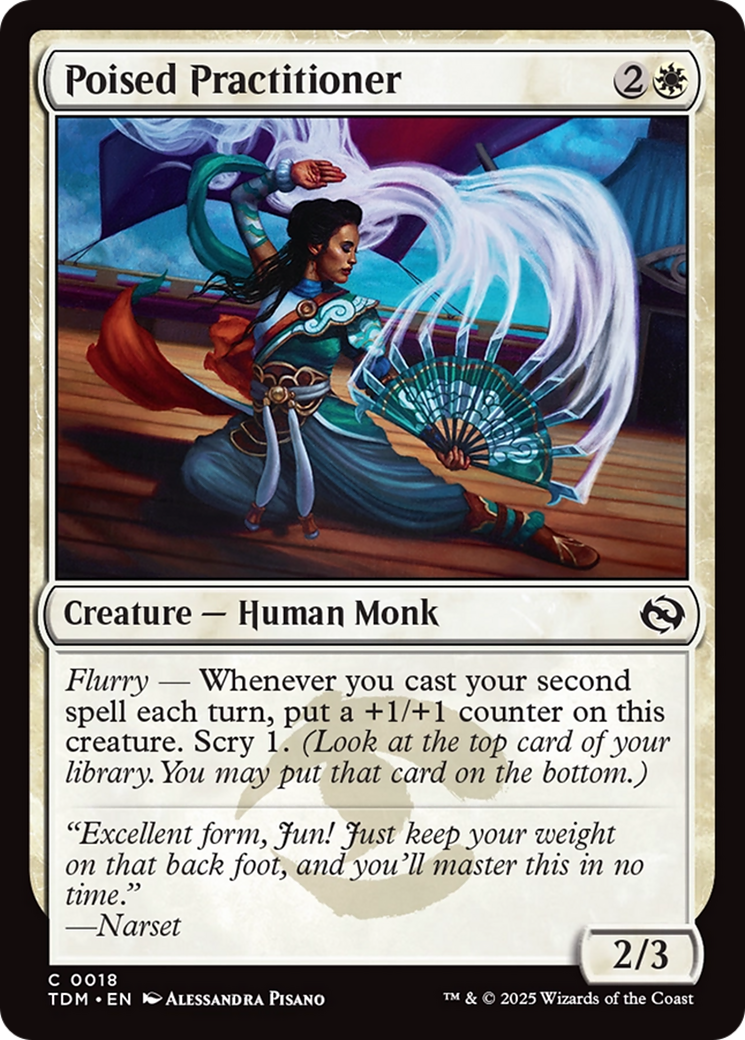 Poised Practitioner [Tarkir: Dragonstorm] - Destination Retro