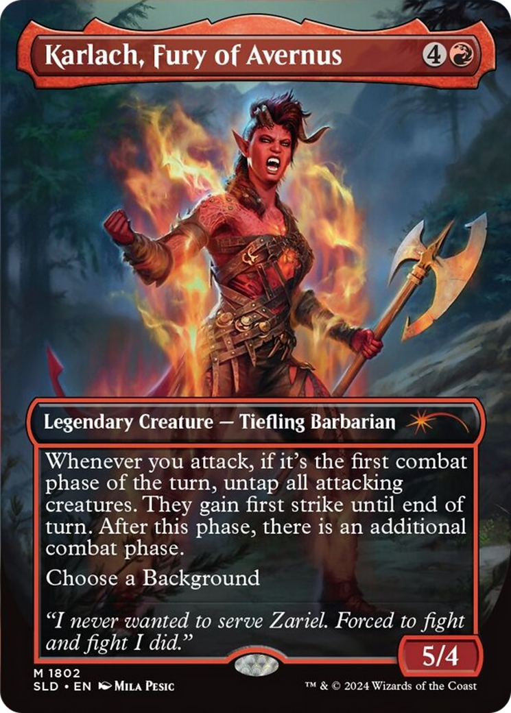 Karlach, Fury of Avernus [Secret Lair Drop Series] - Destination Retro