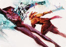Hexgold Slash Art Card [Phyrexia: All Will Be One Art Series] - Destination Retro