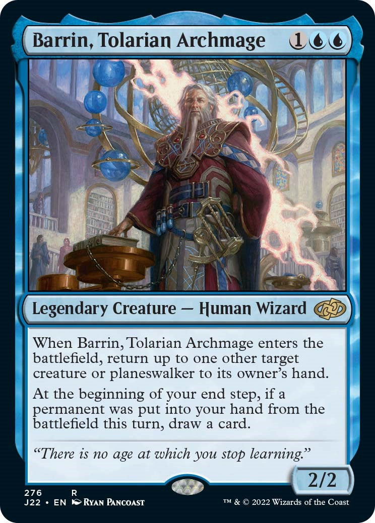 Barrin, Tolarian Archmage [Jumpstart 2022] - Destination Retro