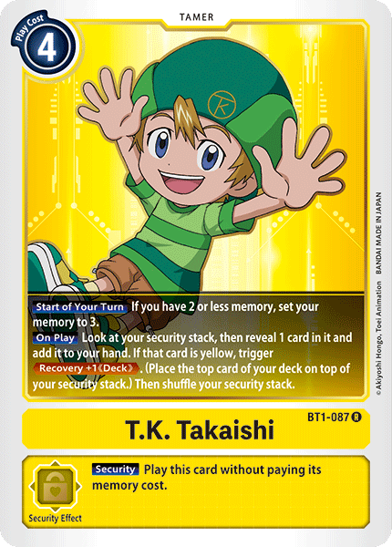 T.K. Takaishi [BT1-087] [Release Special Booster Ver.1.0] - Destination Retro