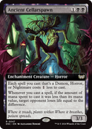 Ancient Cellarspawn (Extended Art) [Duskmourn: House of Horror Commander] - Destination Retro