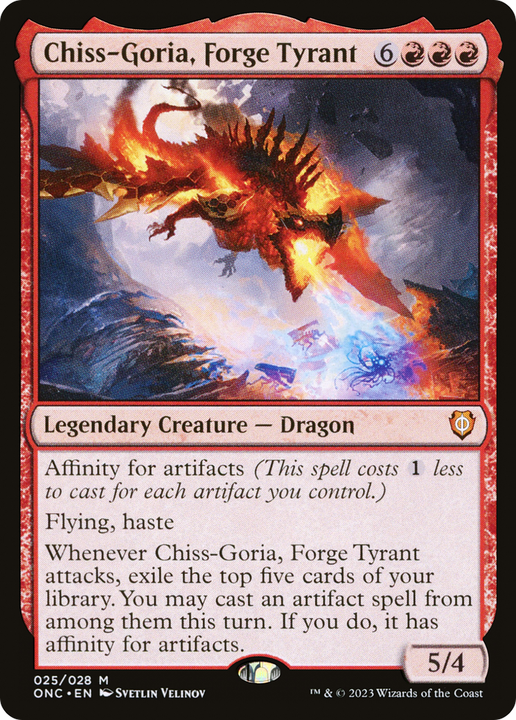 Chiss-Goria, Forge Tyrant [Phyrexia: All Will Be One Commander] - Destination Retro