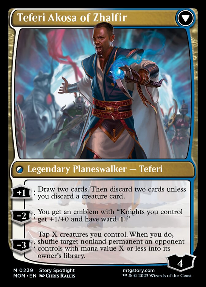 Invasion of New Phyrexia // Teferi Akosa of Zhalfir [March of the Machine] - Destination Retro