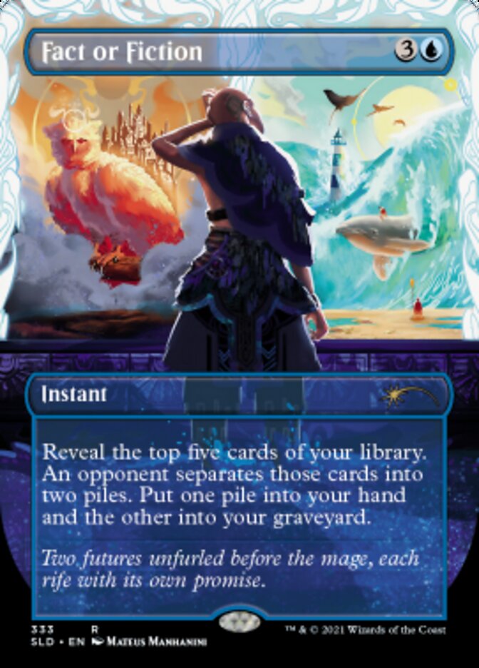 Fact or Fiction (Borderless) [Secret Lair Drop Series] - Destination Retro