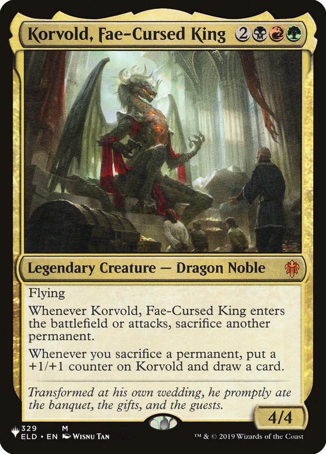 Korvold, Fae-Cursed King [The List] - Destination Retro