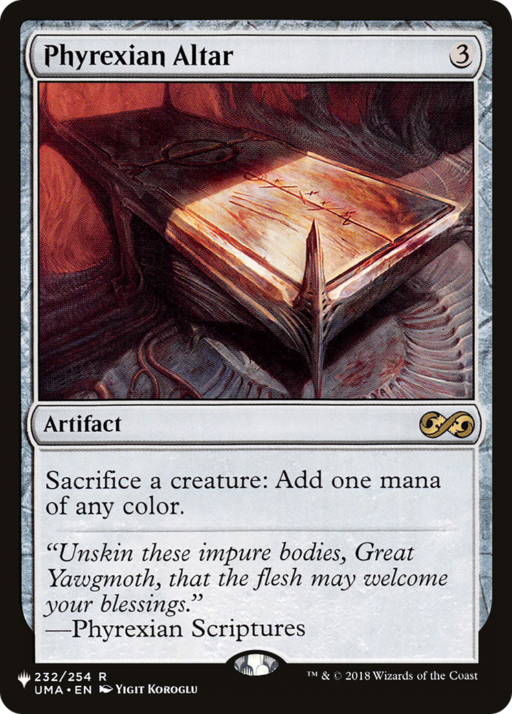 Phyrexian Altar [The List] - Destination Retro