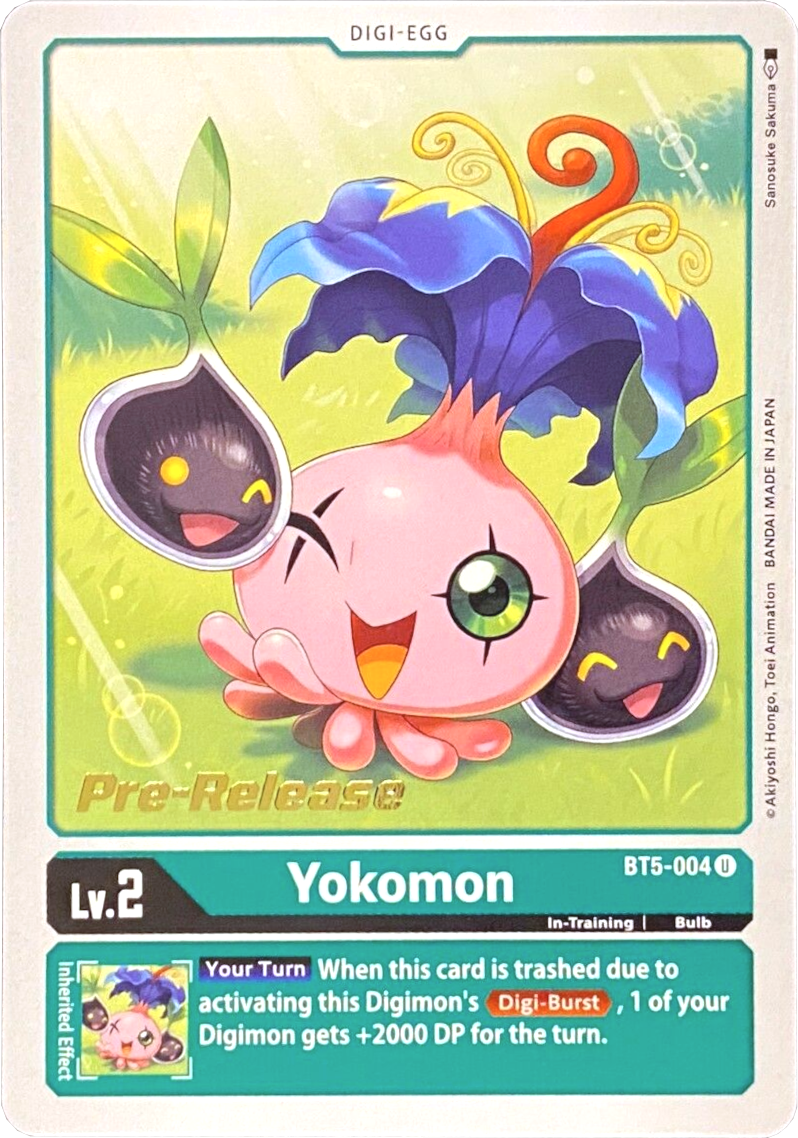 Yokomon [BT5-004] [Battle of Omni Pre-Release Promos] - Destination Retro