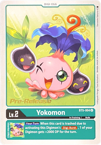 Yokomon [BT5-004] [Battle of Omni Pre-Release Promos] - Destination Retro