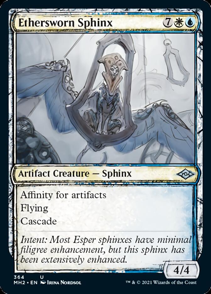 Ethersworn Sphinx (Sketch) [Modern Horizons 2] - Destination Retro