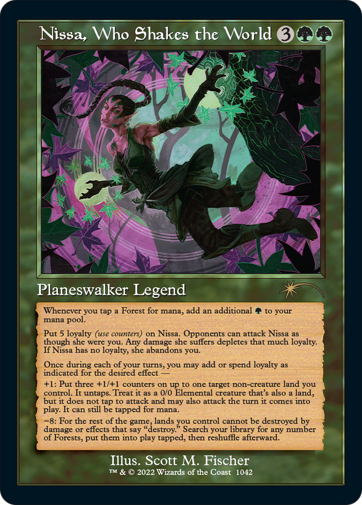 Nissa, Who Shakes the World (Retro) [Secret Lair Drop Series] - Destination Retro