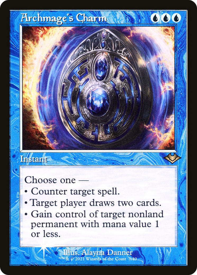 Archmage's Charm (Retro Foil Etched) [Modern Horizons] - Destination Retro