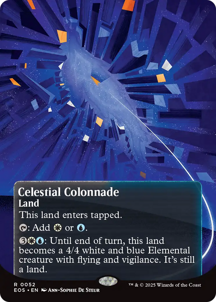Celestial Colonnade (0052) (Borderless) [Edge of Eternities: Stellar Sights] - Destination Retro