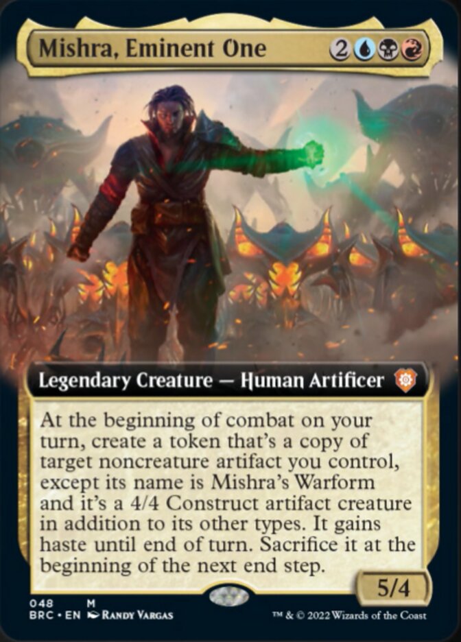 Mishra, Eminent One (Extended Art) [The Brothers' War Commander] - Destination Retro