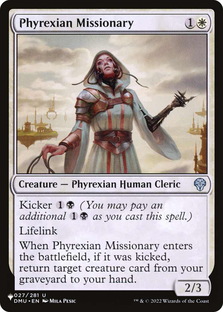 Phyrexian Missionary [The List] - Destination Retro