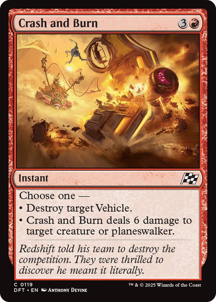 Crash and Burn [Aetherdrift] - Destination Retro