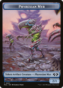Phyrexian Myr // Spirit (14) Double-Sided Token [March of the Machine Tokens] - Destination Retro