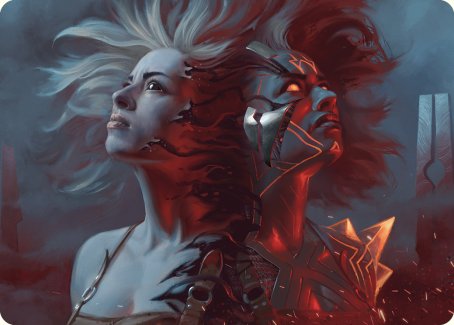Thrill of Possibility Art Card [Phyrexia: All Will Be One Art Series] - Destination Retro