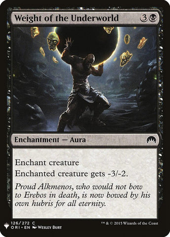 Weight of the Underworld [Mystery Booster] - Destination Retro