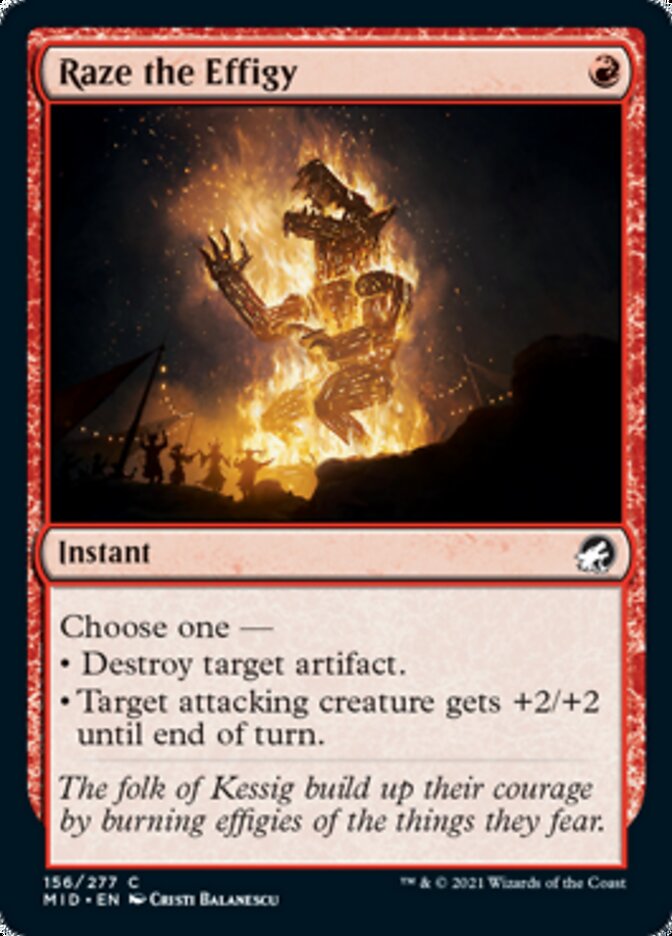 Raze the Effigy [Innistrad: Midnight Hunt] - Destination Retro