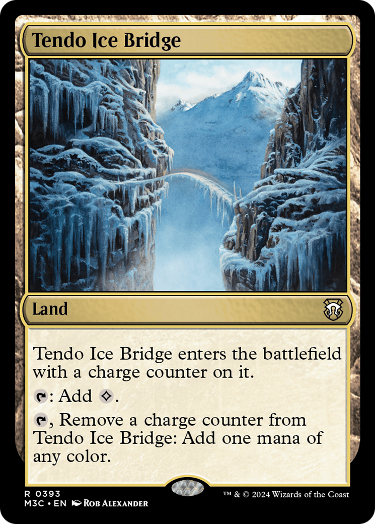 Tendo Ice Bridge (Ripple Foil) [Modern Horizons 3 Commander] - Destination Retro