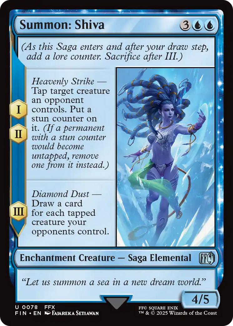 Summon: Shiva [FINAL FANTASY] - Destination Retro