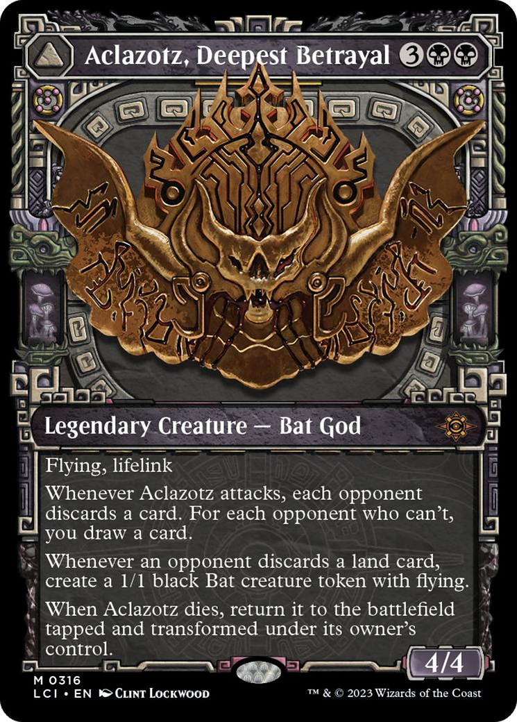 Aclazotz, Deepest Betrayal // Temple of the Dead (Showcase) [The Lost Caverns of Ixalan] - Destination Retro
