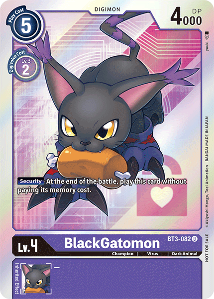 BlackGatomon [BT3-082] (Buy-A-Box Promo) [Release Special Booster Ver.1.5 Promos] - Destination Retro