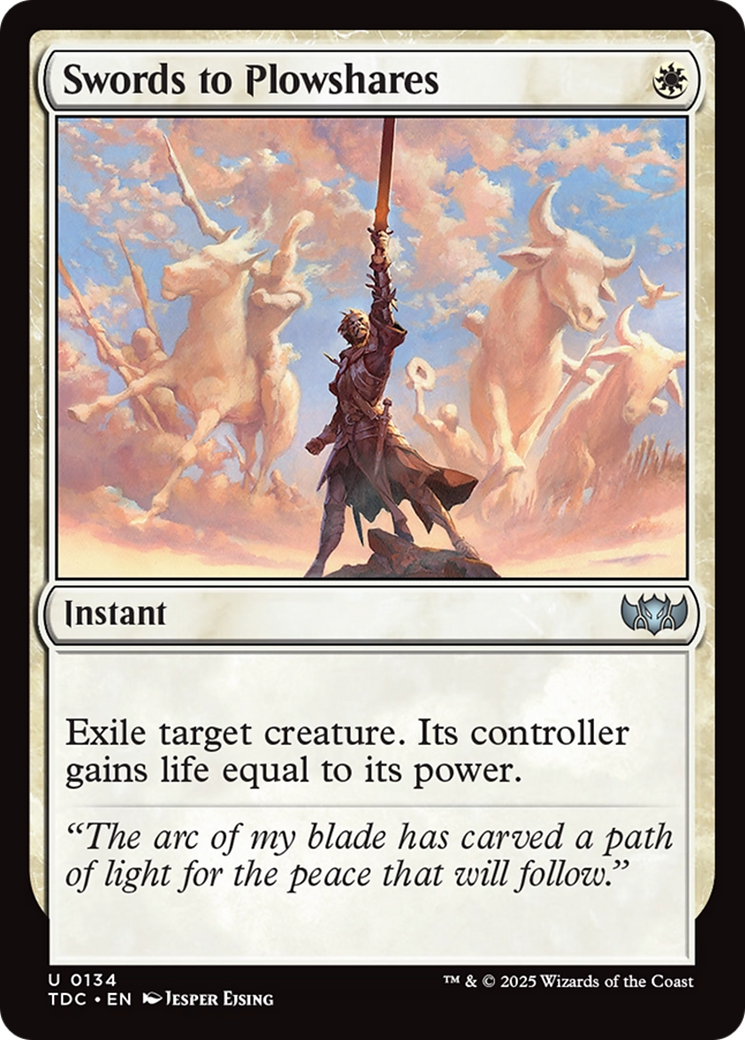 Swords to Plowshares [Tarkir: Dragonstorm Commander] - Destination Retro