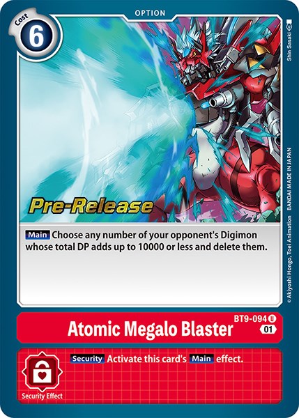Atomic Megalo Blaster [BT9-094] [X Record Pre-Release Promos] - Destination Retro