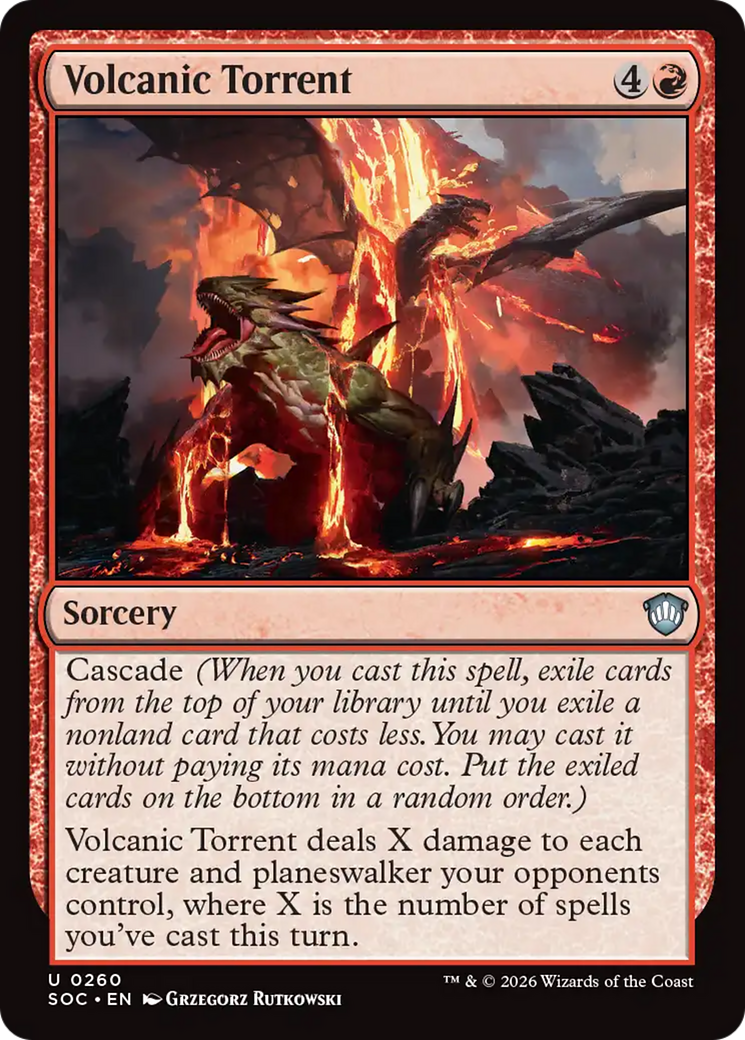 Volcanic Torrent [Secrets of Strixhaven Commander] - Destination Retro