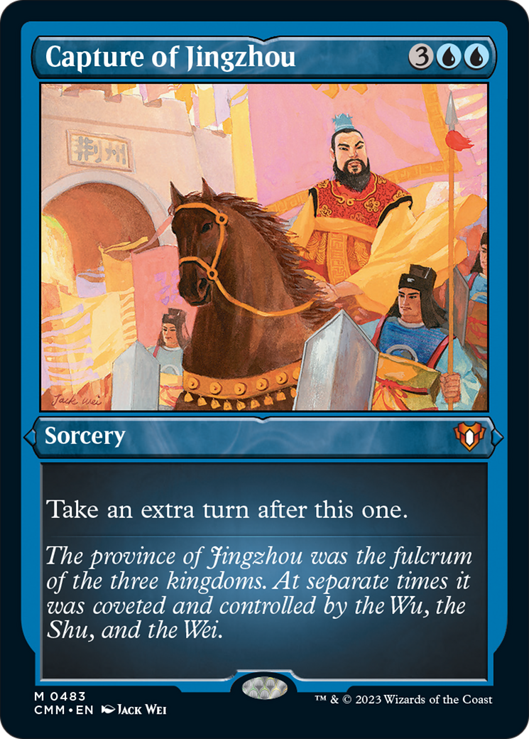 Capture of Jingzhou (Foil Etched) [Commander Masters] - Destination Retro