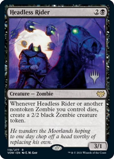 Headless Rider (Promo Pack) [Innistrad: Crimson Vow Promos] - Destination Retro
