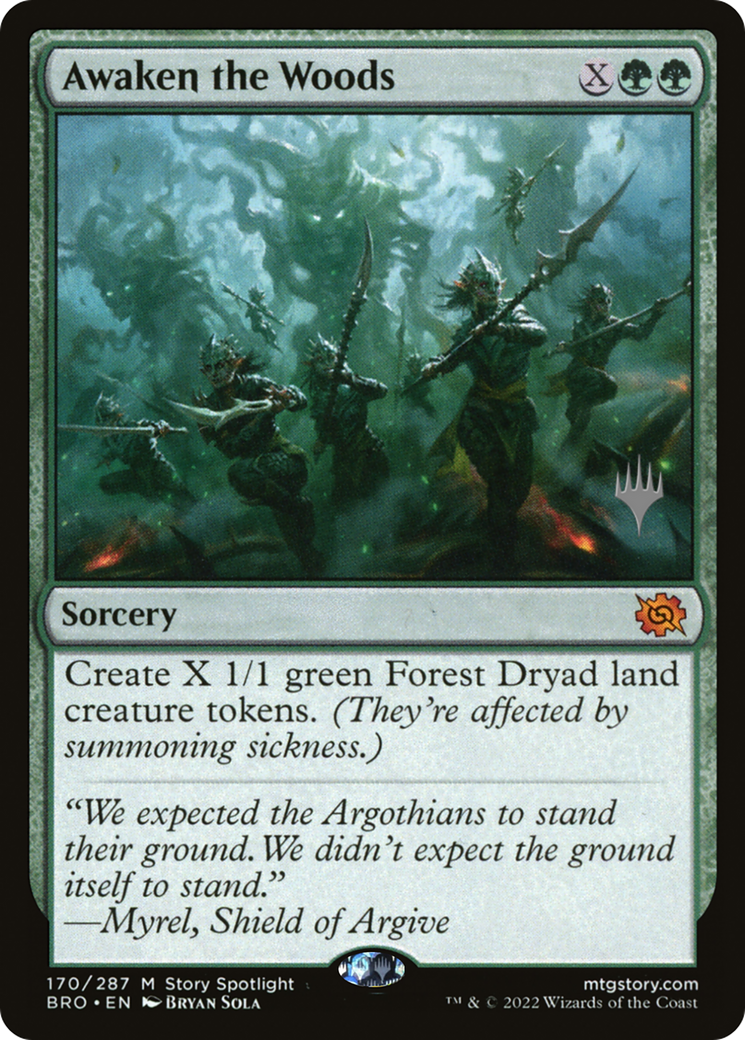 Awaken the Woods (Promo Pack) [The Brothers' War Promos] - Destination Retro